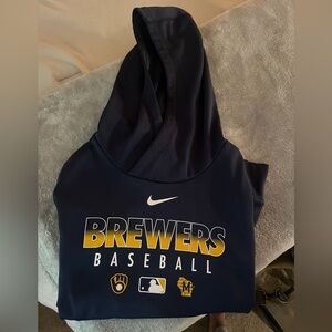 Nike Brewers Baseball Navy Hoodie